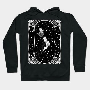 Spaceman fishing space whale Hoodie